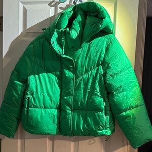 Women’s Gap Green Puffer Jacket